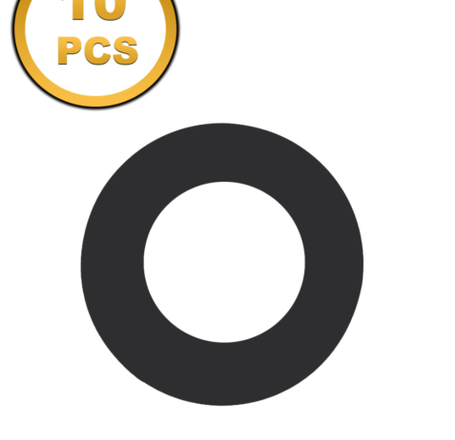 Medium Hole Camera Lens with Adhesive Tape for iPhone 13 Pro Max / 13 Pro (Pack of 10) (Premium)