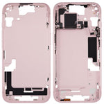 Middle Frame with Small Parts for iPhone 15 (PINK) (US Version)