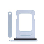 Single Sim Card Tray for iPhone 15 / 15 Plus (BLUE)