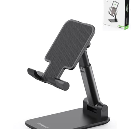 Esoulk EH40 Foldable Cellphone & Tablet Holder (BLACK)