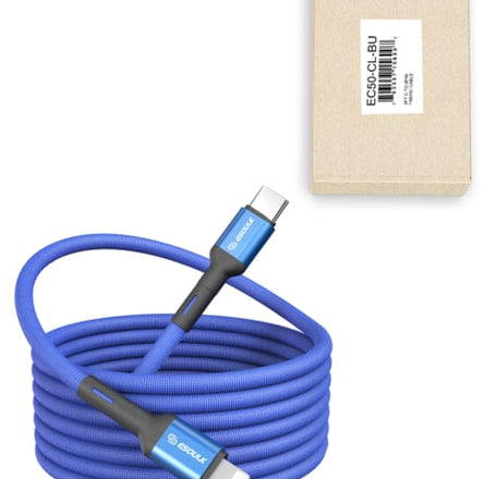 Esoulk USB C-L Braided Charging Cable (BLUE) (4ft)