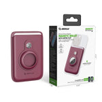 Esoulk Magnetic Wallet w/ Airtag Slot (MAROON) (Only Ground Shipping)