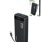 Esoulk Built-in Fast Charging PowerBank (20000mAh / 45W) (BLACK) (Only Ground Shipping)