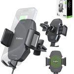 Esoulk Wireless Charger Air Vent Car Mount (BLACK) (15W)
