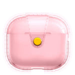 Soft Silicone Transparent Case - PINK for Airpods 4th Gen (Only Ground Shipping)