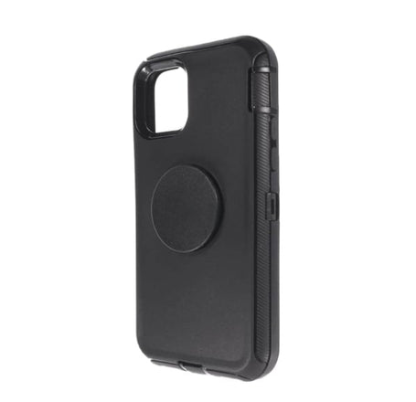 Heavy Duty Case with Pop Up Holder - BLACK for iPhone 11 Pro (Only Ground Shipping)