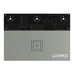 LuoWei LW-M1 Microscope Tin Planting Platform with Silicone Pad / BLACK (Only Ground Shipping)
