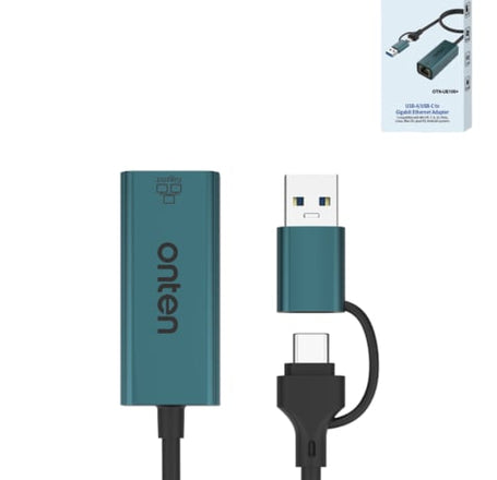 Onten 1in2 Ethernet Hub (USB 3.0)