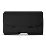 iPhone 5/5S/5SE/5C Leather Belt Clip Case Pouch - BLACK (Only Ground Shipping)