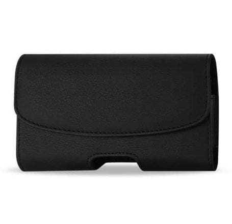 iPhone 5/5S/5SE/5C Leather Belt Clip Case Pouch - BLACK (Only Ground Shipping)