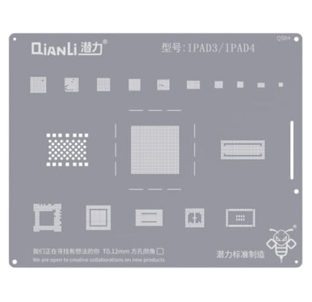 QianLi Bumblebee QS84 Stencil for iPad 3 / iPad 4