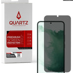 QUARTZ Privacy Tempered Glass for Galaxy S22 Plus (Single Pack)