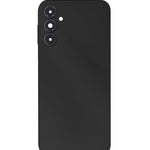 Back Glass with Camera Lens and Adhesive for Galaxy A14 (A145 / 2023) (NO LOGO) (BLACK)