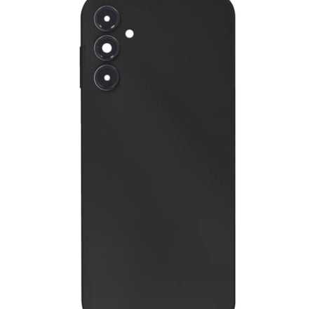 Back Glass with Camera Lens and Adhesive for Galaxy A14 (A145 / 2023) (NO LOGO) (BLACK)
