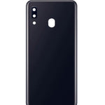 Back Glass for Galaxy A20 (A205 / 2019)  (NO LOGO) (BLACK)
