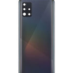 Back Glass for Galaxy A51 4G (A515 / 2019) (NO LOGO) (BLACK)