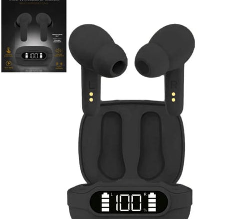 Control True Wireless Earbuds - BLACK (Only Ground Shipping)