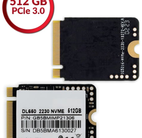 Derlar DL-650 PCIe 3.0 2230 512GB SSD Solid State Drive