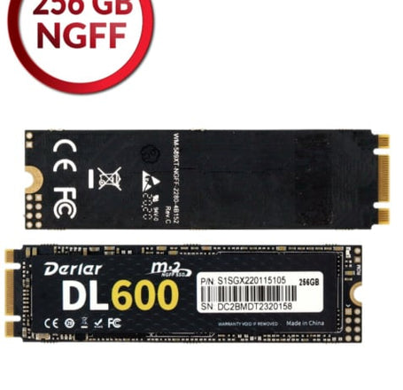 Derlar DL-600 NGFF M.2 2280 256GB SSD Solid State Drive