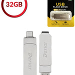 Derlar Dual USB 3.2 Type A + C USB Flash Drive (32GB)