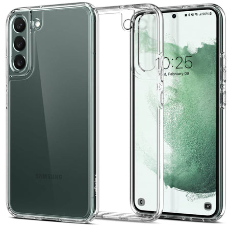 Galaxy S22 Hybrid Case with Air Cushion Technology - CLEAR (Only Ground Shipping)