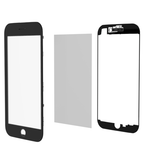 3in1 (Front Glass + Frame + OCA) (2 Pack) (BLACK) for iPhone 8 Plus (G+ Oca Pro)