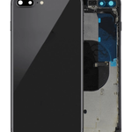 Back Housing Frame with Small Components Pre-Installed for iPhone 8 Plus (NO LOGO) (SPACE GRAY)