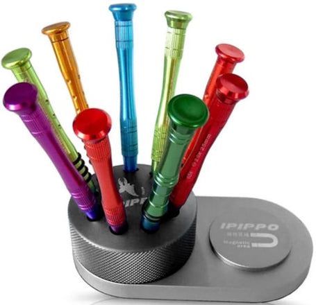 IPIPPO Rotating Magnetic Mounting Screwdriver Storage Holder / Black (Only Ground Shipping)