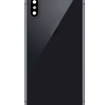 Back Glass with Camera Lensfor iPhone X (NO LOGO) (SPACE GRAY)