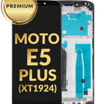 LCD Assembly with Frame for Motorola Moto E5 Plus (XT1924) (US Version) (BLACK) (Premium)