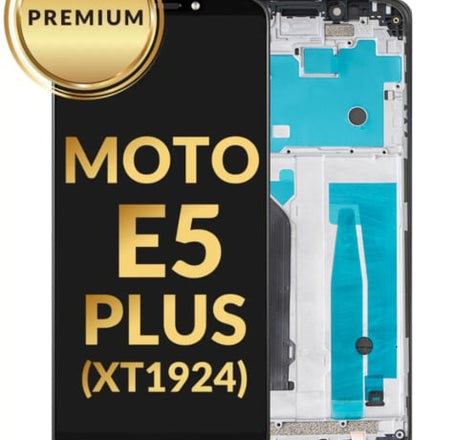 LCD Assembly with Frame for Motorola Moto E5 Plus (XT1924) (US Version) (BLACK) (Premium)