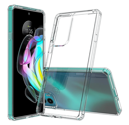 Moto Edge 20 Hybrid Case with Air Cushion Technology - CLEAR (Only Ground Shipping)
