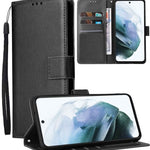 Moto Edge 5G (2024) Leather Wallet Case with Card Slot - BLACK (Only Ground Shipping)