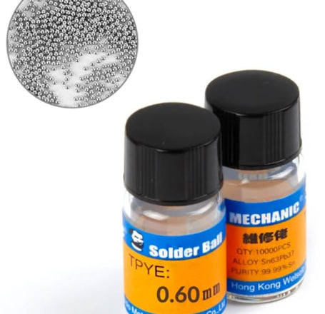 Mechanic Solder Ball (10000 Pieces) / Bottle (XZ10) (0.6mm)