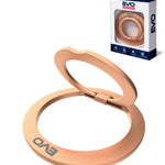 EVO MO1 Magnetic Phone Ring Compatible w/ Wireless Charging - ROSE GOLD (Only Ground Shipping)