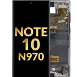 OLED Assembly with Frame for Galaxy Note 10 N970 (AURA GLOW) (Service Pack)