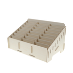 Wooden Mobile Phone Storage Box (24 Slots) (Only Ground Shipping)