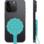 Silicone Suction Phone Holder with Handle Suitable - TEAL (Only Ground Shipping)