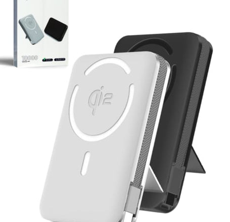 Qi2 Certified Magnetic 30W Wireless Power Bank with USB-C (10000mAh) (Only Ground Shipping)