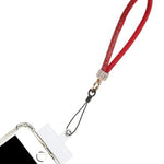 Diamond Bracelet Phone Lanyard Wristbands - RED (Only Ground Shipping)