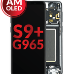 Galaxy S9 Plus G965 OLED Assembly with Frame (MIDNIGHT BLACK) (Aftermarket)