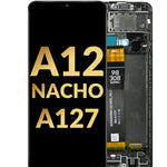 LCD Assembly with Frame for Galaxy A12 Nacho (A127 / 2021) (Service Pack)