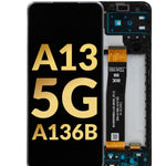 OLED Assembly with Frame for Galaxy A13 5G (A136B / 2021) (Service Pack)