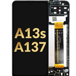 OLED Assembly with Frame for Galaxy A13s (A137 / 2022) (Service Pack)