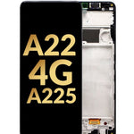 OLED Assembly with Frame for Galaxy A22 4G (A225 / 2021) (Premium)