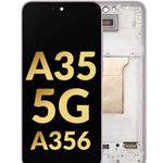 OLED Assembly with Frame for Galaxy A35 5G (A356 / 2024) (AWESOME LILAC) (Premium)