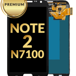 OLED Assembly without Frame for Galaxy Note 2 N7100 (BLACK) (Premium)