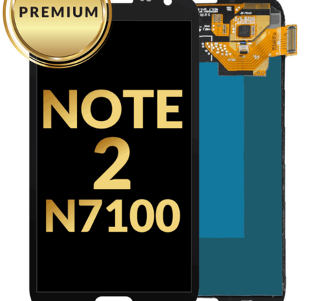 OLED Assembly without Frame for Galaxy Note 2 N7100 (BLACK) (Premium)