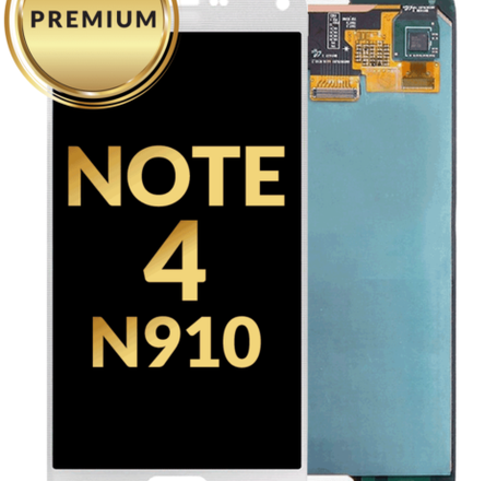 OLED Assembly without Frame for Galaxy Note 4 N910 (WHITE) (Premium)