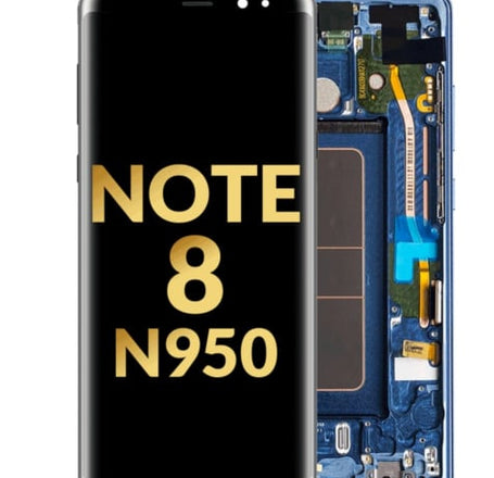 OLED Assembly with Frame for Galaxy Note 8 N950 (DEEPSEA BLUE) (Service Pack)